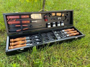 Набор шампуров в кейсе Grill Box 5 M. Шашлычный набор. Подарок мужчине  Grill Box 5 M фото
