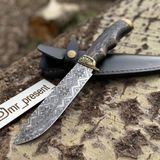 Нож охотничий с гравировкой ТРИЗУБ №3. Подарок мужчине ТРИЗУБ №3 фото