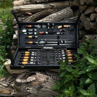 Премиальный набор шампуров в кейсе-столике для пикника Grill Master Pro Grill Master Pro фото