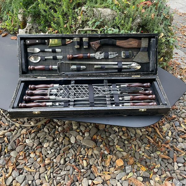 Подарочный набор шампуров в кейсе для пикника Viking Case Viking Case фото