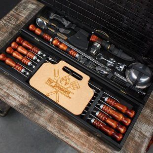 Набор шампуров в кейсе Grill Plus L. Подарок на праздник Grill Plus L фото