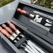 Набор шампуров в кейсе Blackwood mini black.Шашлычный набор. Подарок мужчине Blackwood mini black фото 3